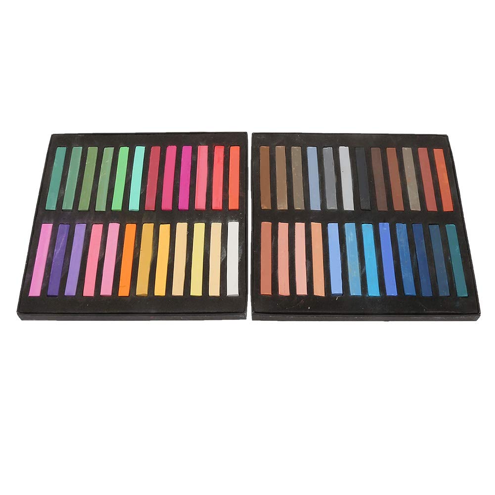 AYNEFY Colorful Chalk 48-Pack Soft & Vibrant Pastel Painting Chalks for Art Graffiti Smooth Application Creative Drawing Coloring Projects - Image 3