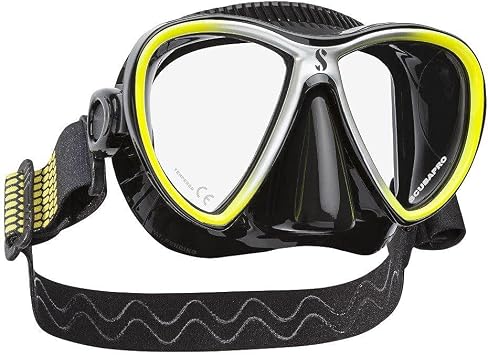 SCUBAPRO Synergy Twin Trufit Diving Mask (Yellow/Silver)