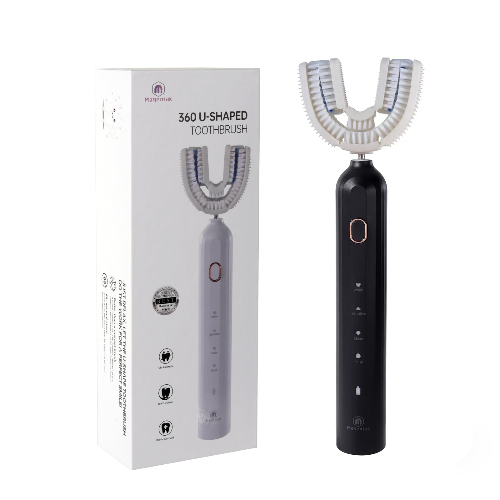 Magentak Ultrasonic U-Shaped Toothbrush for