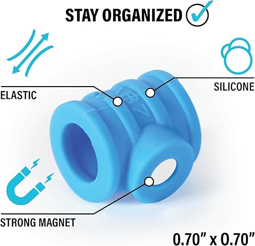 Miniatura 9 de Better Labz STICK-O Soporte magnético para bolígrafo y lápices, opción para asegurar herramientas de escritura en varias superficies, incluyendo
