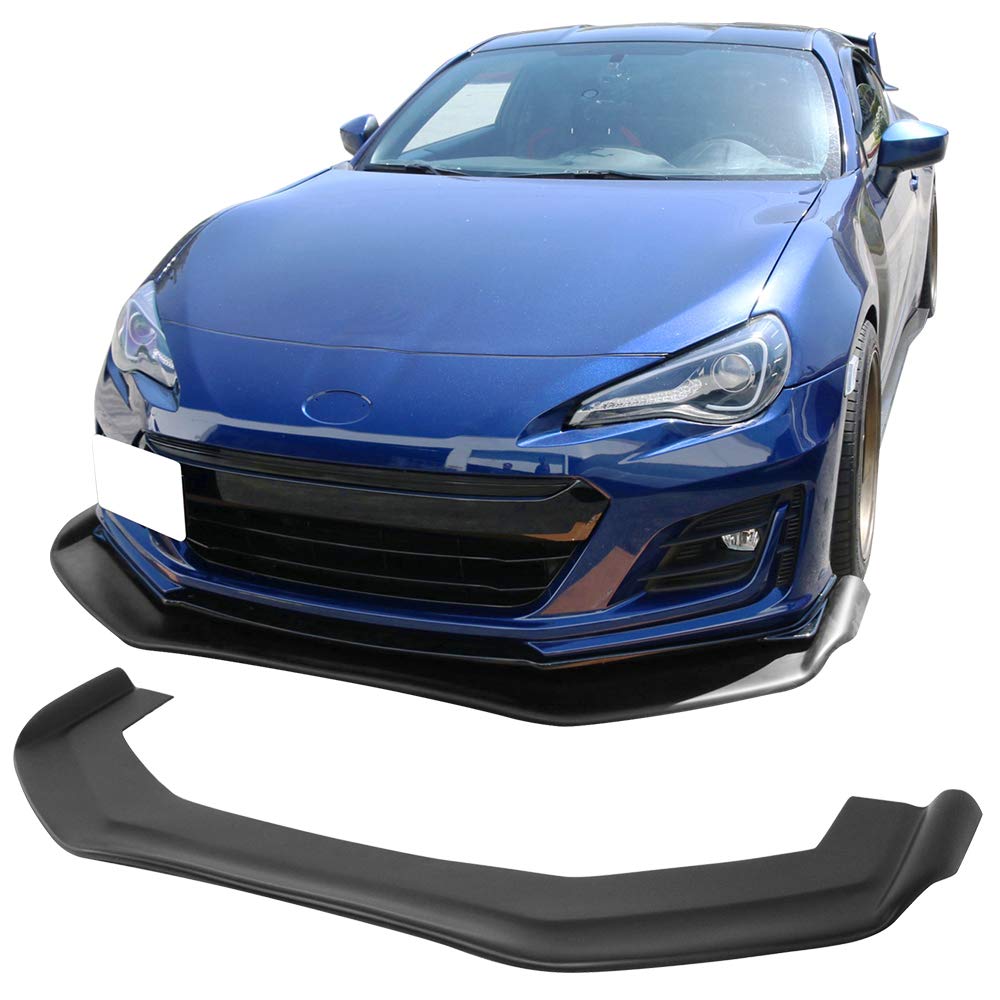 IKON MOTORSPORTS, Front Lip Compatible with Universial Fitment, RB Style Air Chin Diffuser Body Kit Spoiler Splitters Polypropylene