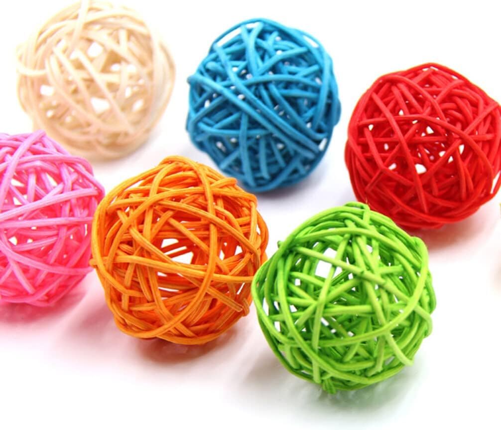 Firstly Trader Colourful Bird Toy Sepak Takraw 7cm Parrot Chewing Bite Gift Rattan Ball DIY Accessory Balls Bird Chew Toy for Birds Wooden Balls (5 Pcs) (B09NZXBCF4) Amazon Price History, Amazon Price Tracker