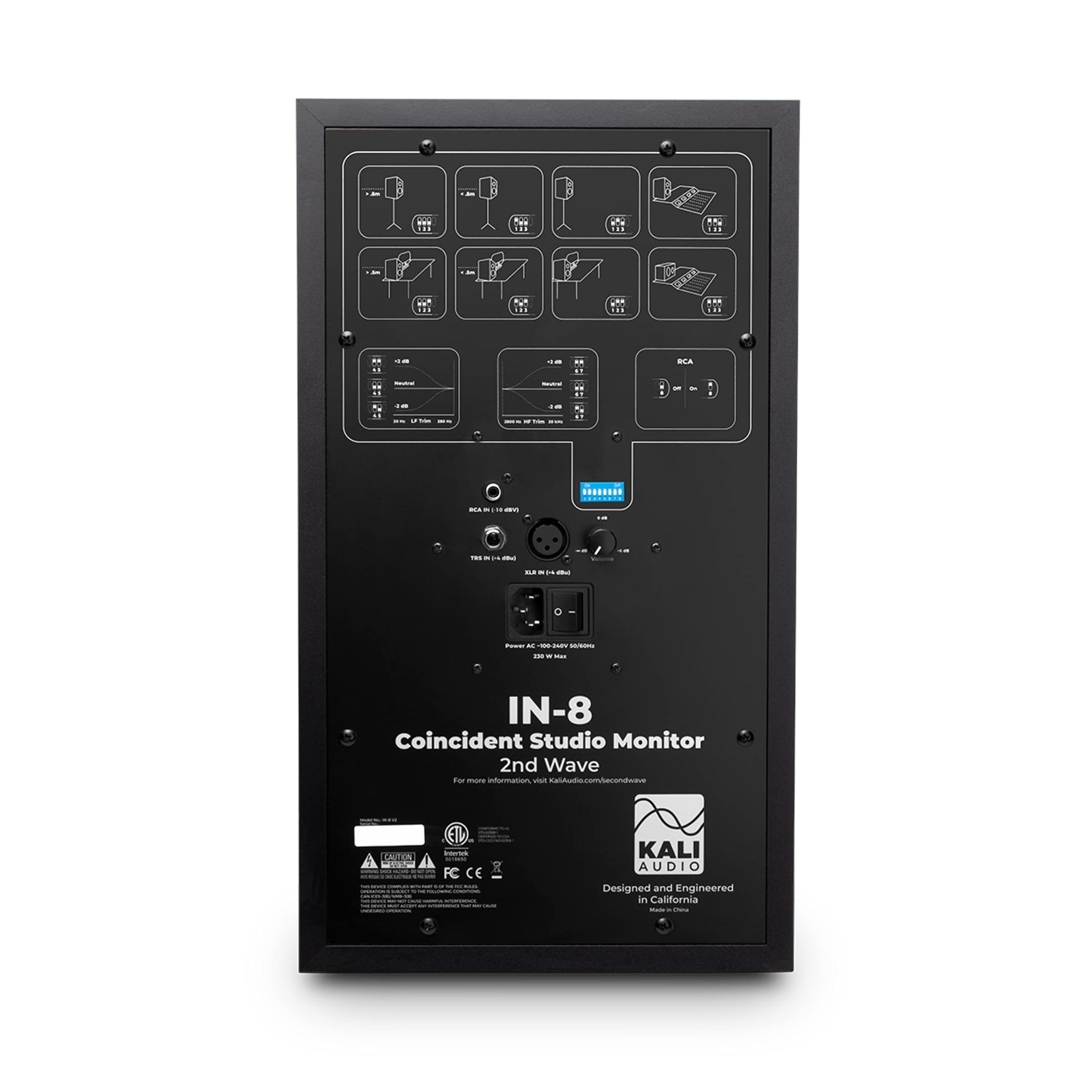 【2個セット】KALI AUDIO IN-5 V2（アンプ内蔵）モニタスピーカー 2個セット】KALI AUDIO IN-5 V2（アンプ内蔵）モニタスピーカー
