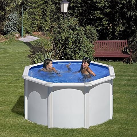 Piscina Elevada Redonda Gre KIT240ECO Fidji Cover