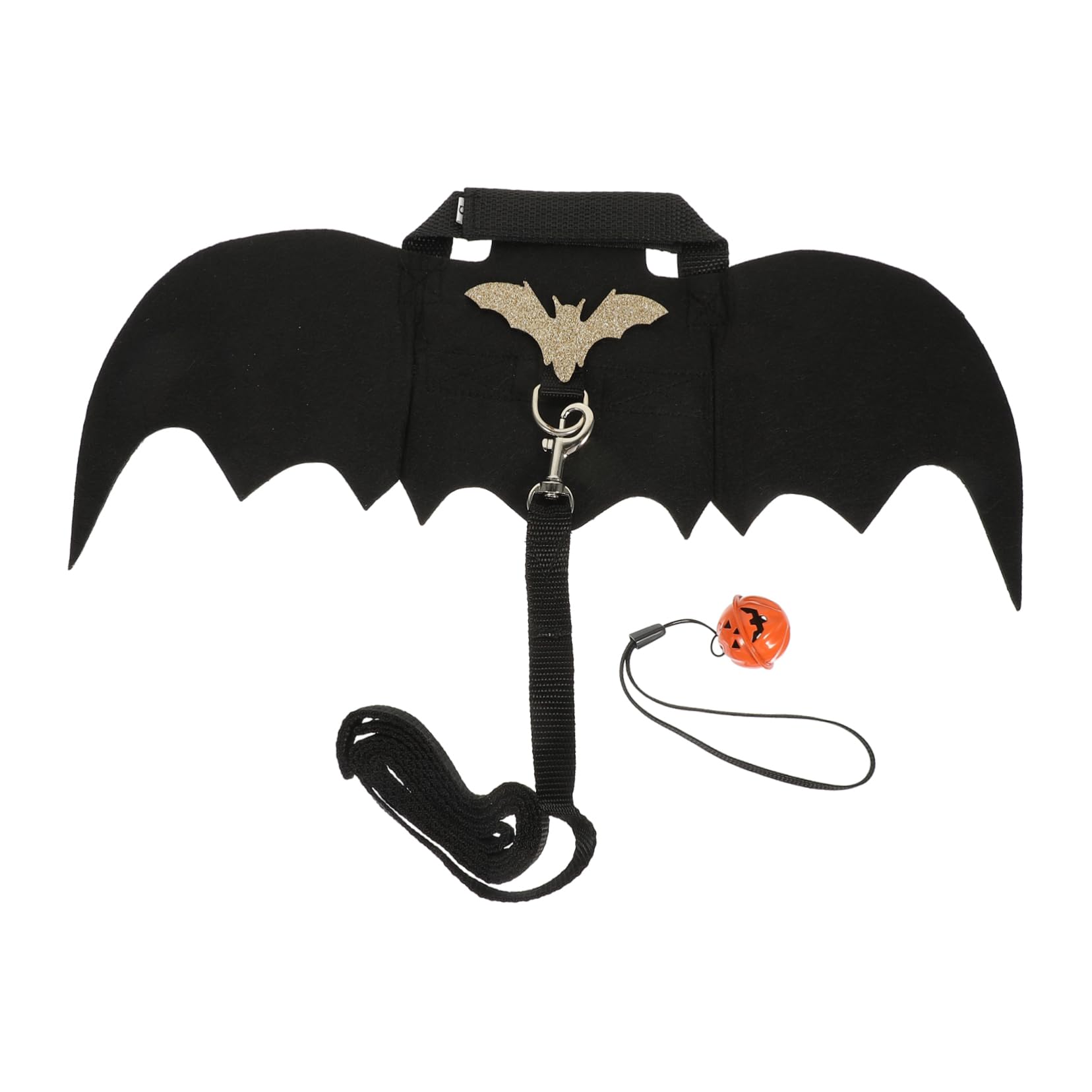 GANAZONO 1Set Adorable Bunny Harness with Bat Wings Costume for Halloween Cosplay and Pet Parties Comfortable and Wear Resistant Pet Wing for Rabbits and Chinchillas