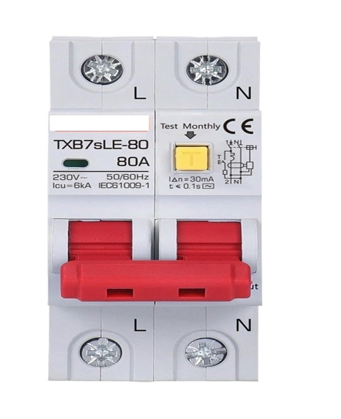 Interruttore automatico corrente residua CA 220V 110V 10A 16A 20A 32A 40A 63A 30mA 15mA Protezione dalle perdite