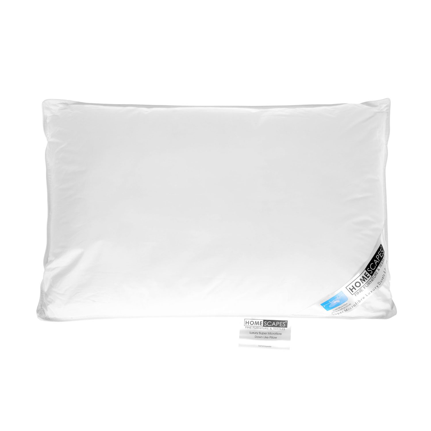 HOMESCAPES Cuscino in lana con federa trapuntata, per bambini, 40 x 60