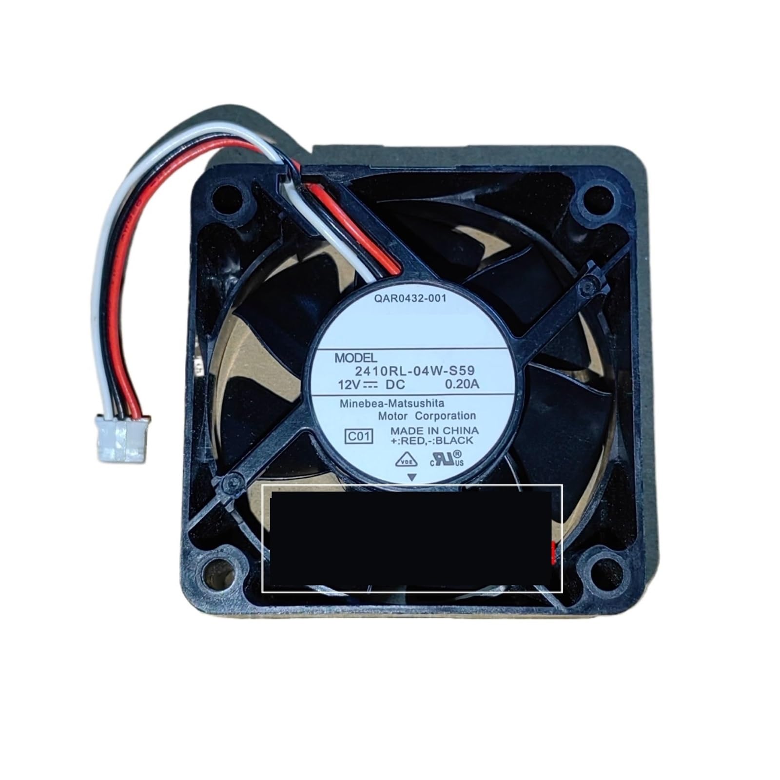 TYHUJKKL 2410RL-04W-S59 12V 0.20A 6025 Three wire Cooling Fan