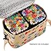 Toprema New Marker Pen Case Holder for 120 Markers Organizer Multifunctional Zipper Storage Carrying Bag with Pattern Khaki