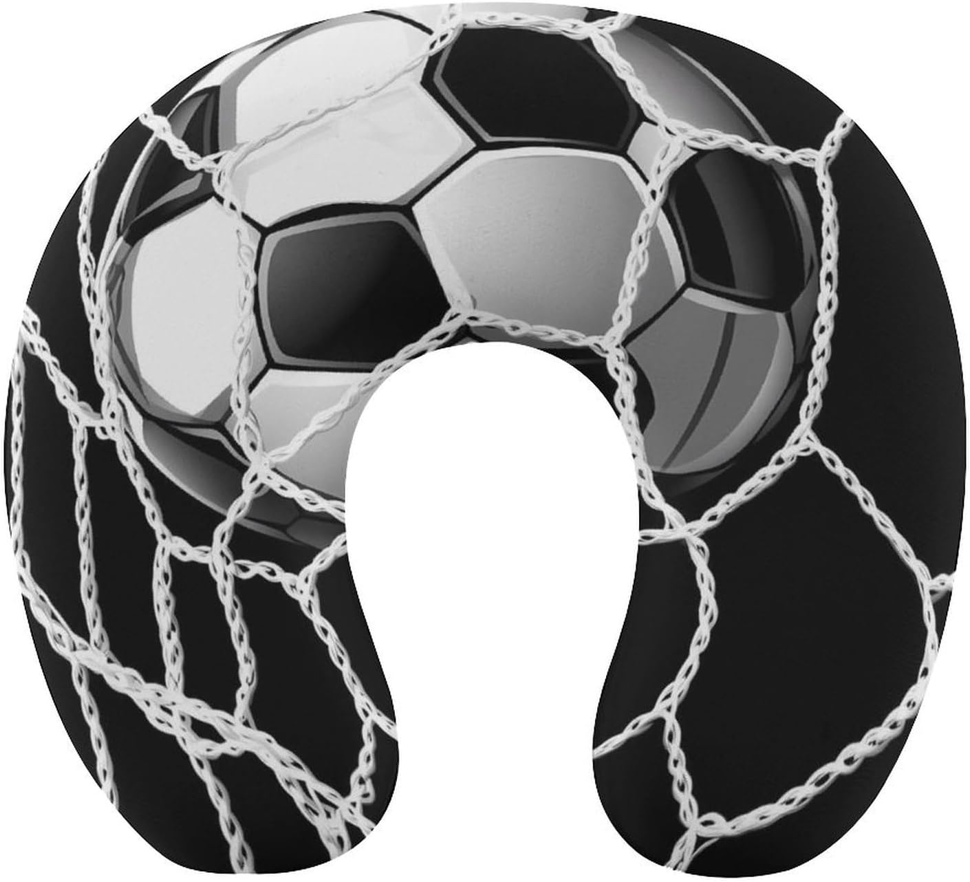 Soccer Ball Football Net Memory Foam Pillows U Shaped Travel Neck Pillow