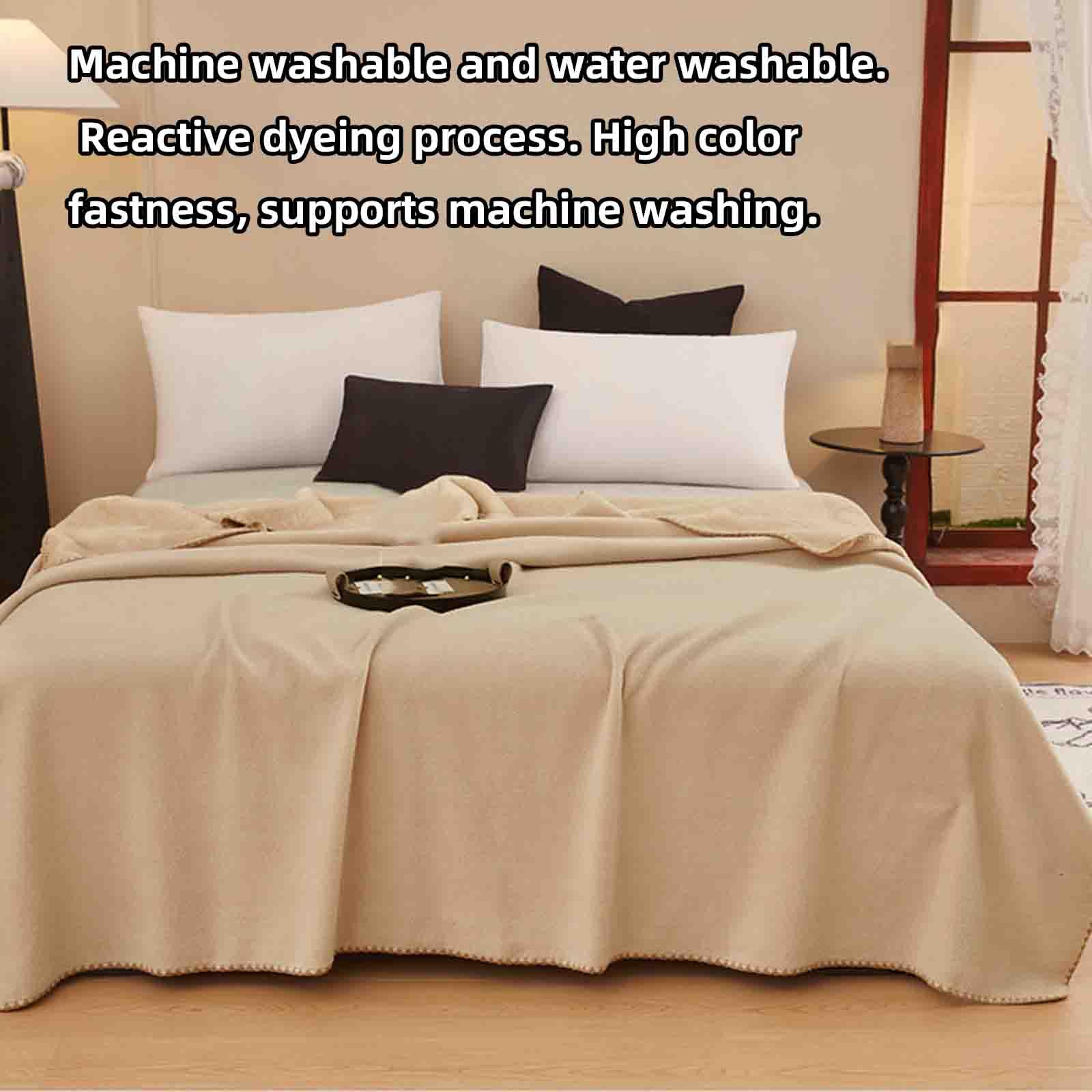 JUSHZ Plaid Matrimoniale Coperta Pile Matrimoniale Plaid Divano Blanket Letto Singolo Primaverile Coperta Termica Leggera Coperta Pile Scaldaletto Copertina Scialle Spesso E Caldo (Gray,180x200cm)