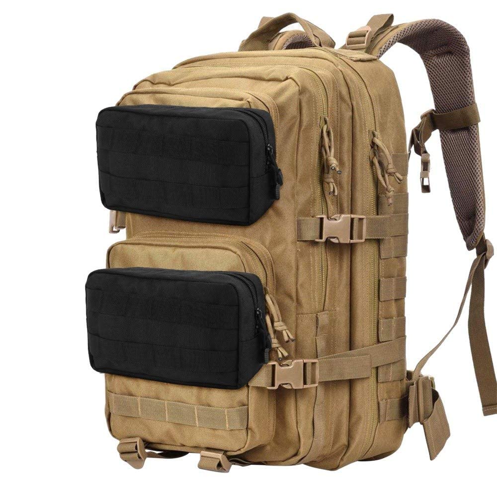 Pochette Utilitaire Tactique MFH Système MOLLE - Coyote - Pour Pêche, Rando, Voyage, Airsoft