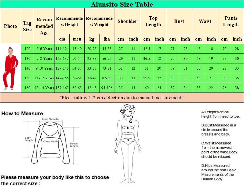 Alunsito Kids Baby Girl Boy Pajama Set Long Sleeve Pjs 2 Piece Sleepwear Button-Down Nightwear Summer Fall Nightie 7 61Vh 4KXK6L. AC
