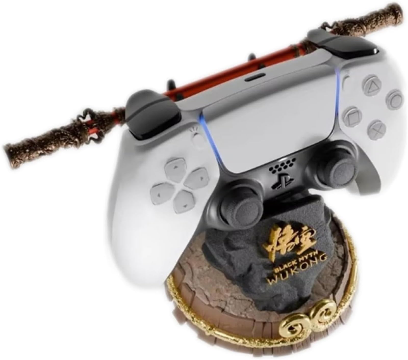 Black Myth Wukong Soporte para Mando De Juego con La Maldición De Apriete del Aro Dorado Y El Bastón De Ruyi De Nube De Bronce, Mando Universal para PS5/xbox/NS/Switch Pro