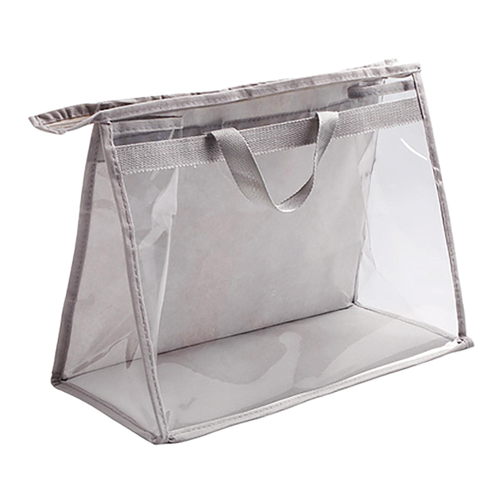 Handbag Organizer for Wardrobe Closet Transparent Storage Container Grey M Home & Garden | Household Supplies & Cleaning | Laundry Supplies | Hampers-image-37