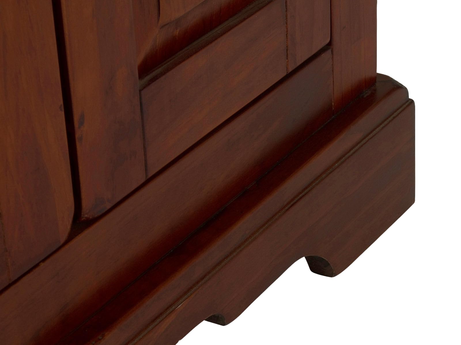 Woodkings® Flur Kommode Catana Massivholz Pinie braun 2-türig mit Schublade Schrank Wohnzimmermöbel Echtholz Flurschrank