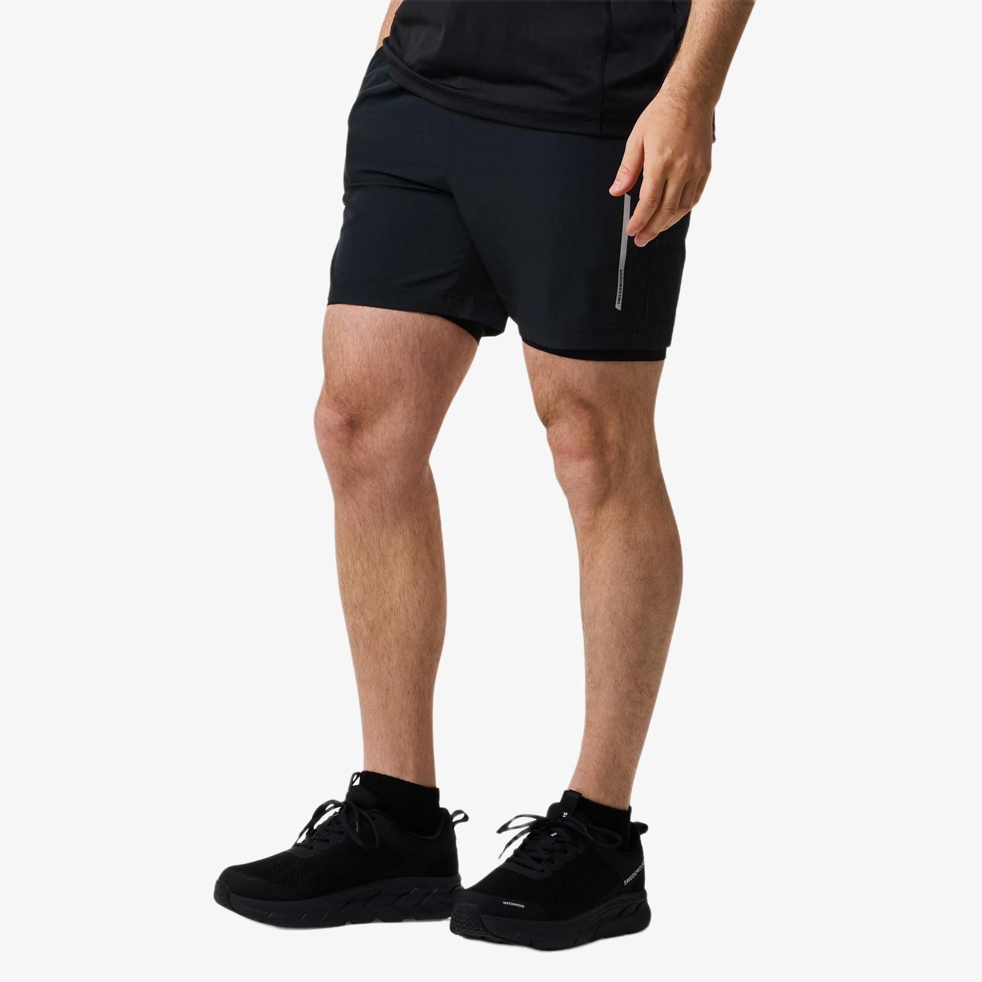 Spodenki treningowe Swedemount Core 2 w 1 – oddychające, uniwersalne do fitnessu, siłowni, biegania Męskie