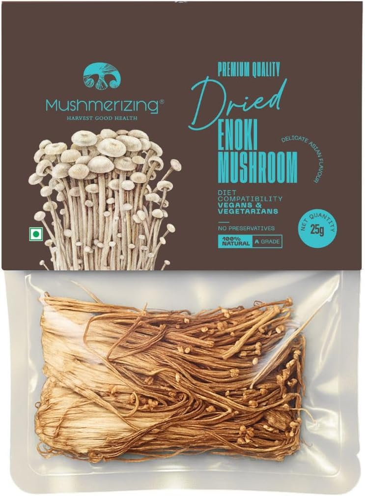 Mushmerizing Dried Enoki Mushrooms (50 Gram)