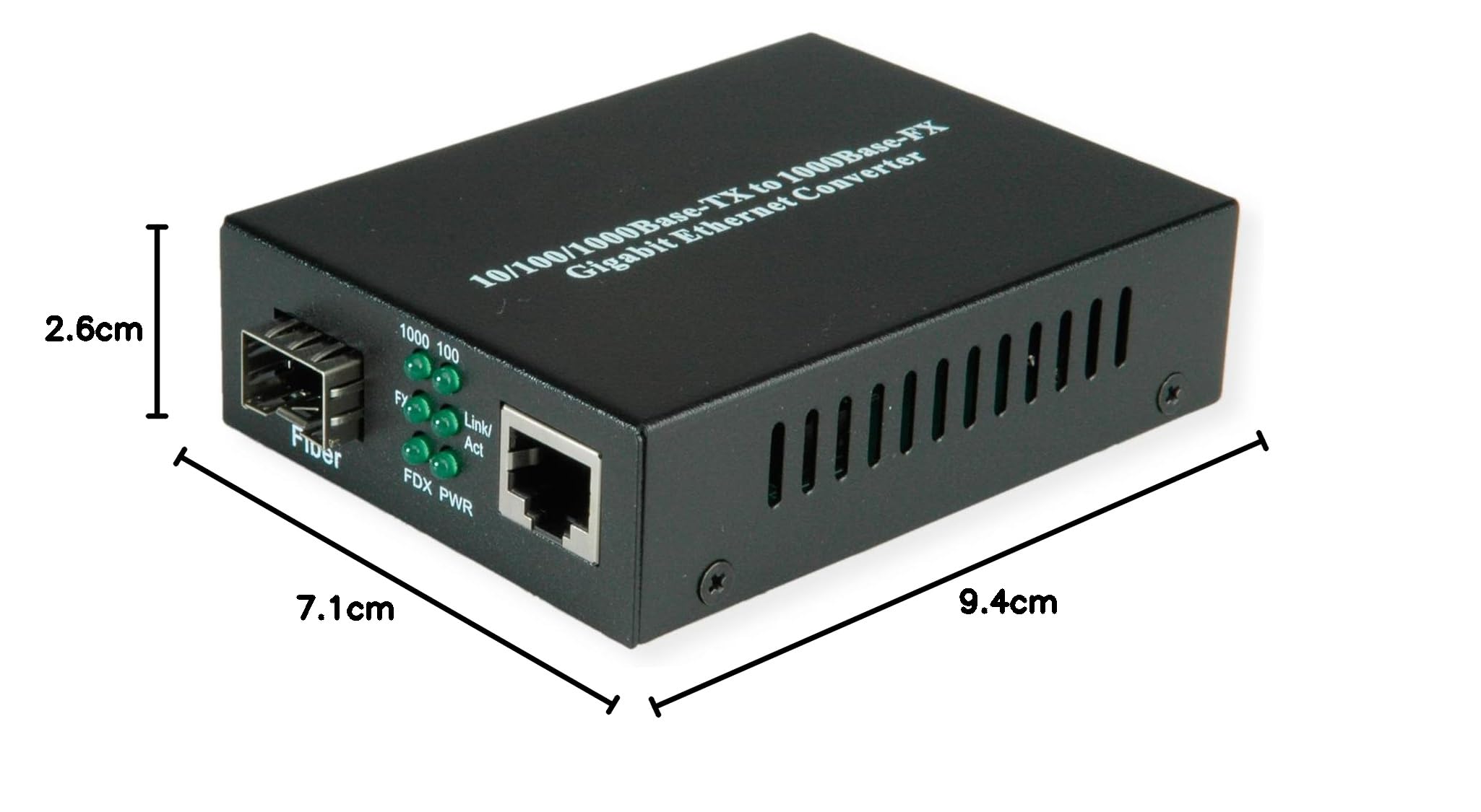 VALUE Convertisseur Gigabit Ethernet, RJ-45 - SFP