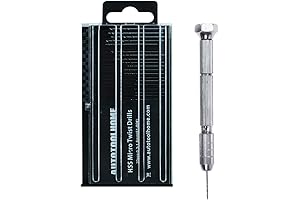 AUTOTOOLHOME Precision Pin Vise Wire Drill Bit Set 20 pc