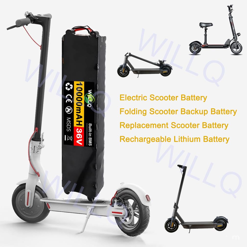 Batteria al litio da 36 Volt 36V 10Ah/10000mAh per monopattino elettrico
