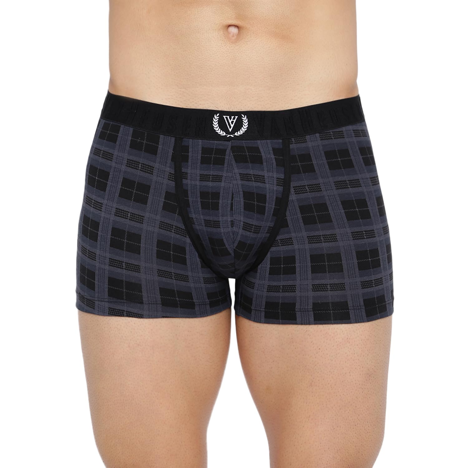 van heusen Men's Cotton Blend Classic Regular Fit Solid Trunks-picture-29