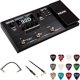 Nux Pedaleira Multiefeitos MG-30, para Guitarra, USB, Tela LCD 4", Impulse Response, Interface de Áudio
