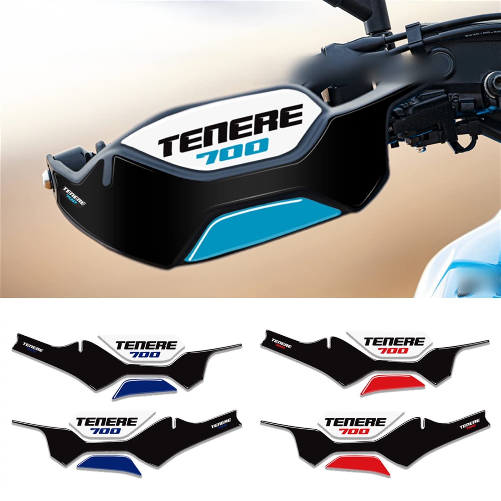 Paris Dakar Aufkleber Labelbike 3D Harz Aufkleber Für Yamaha Tenere 700 - Motorrad Dekoration & Kotflügelschutz Yamaha Tenere 700 Aufkleber