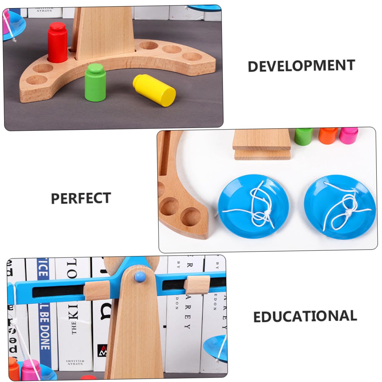 de Madera Educativa para Juguete de Cálculo Temprano con Diseño Seguro y Superficie para Desarrollar Habilidades Matemáticas y Comprensión del Equilibrio Aprendizaje