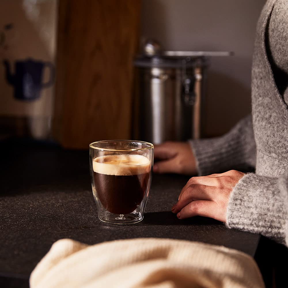 Tchibo 6er Gläser Set, 2x Latte Macchiato, 2x Caffè Crema, 2x Espresso, Doppelwandig, Modernes Design, heiß und kalt