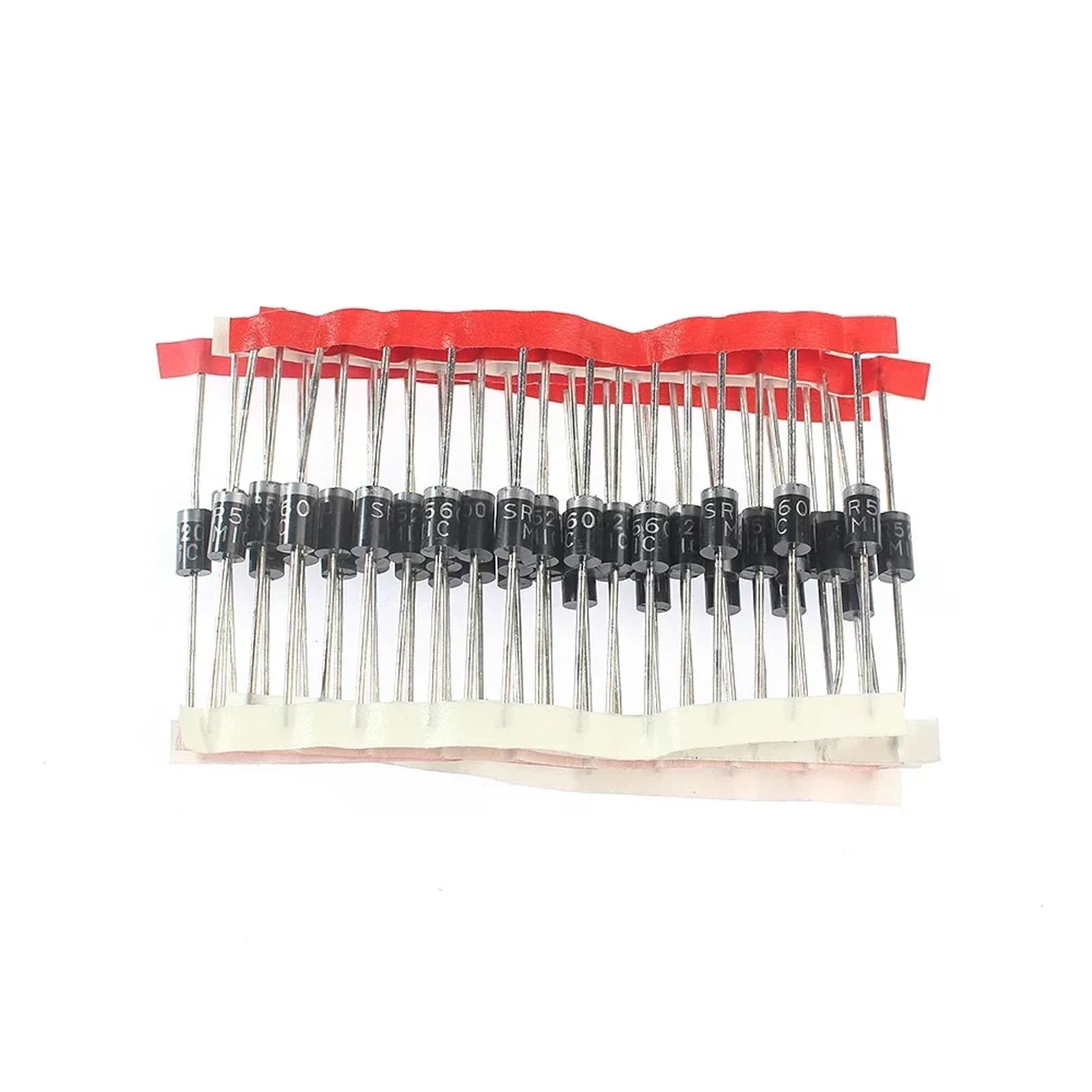 Lot de 50 diodes de redressement Schottky SR3100 SR3200 SR560 SR5100 SR5200 3A 5A 100V 200V DO-201AD