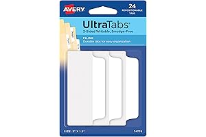 Organize with Ease: Avery Ultra Sticky Tabs for File Management
