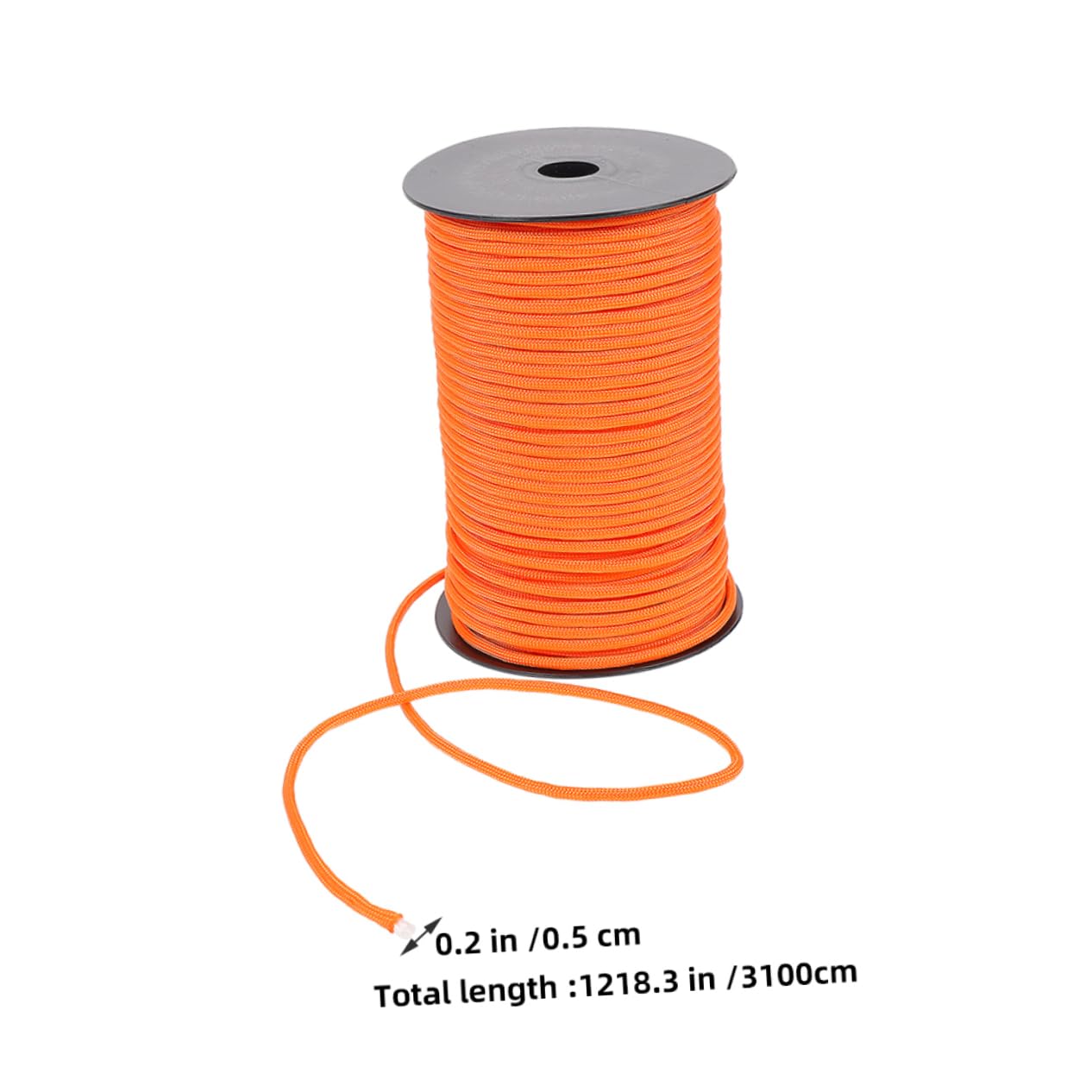 Lurrose 2Rolls Outdoor Survival para Rope Multi Function Wear Resistant Climbing Rope for Camping Tents Accessories Colors Strand Design