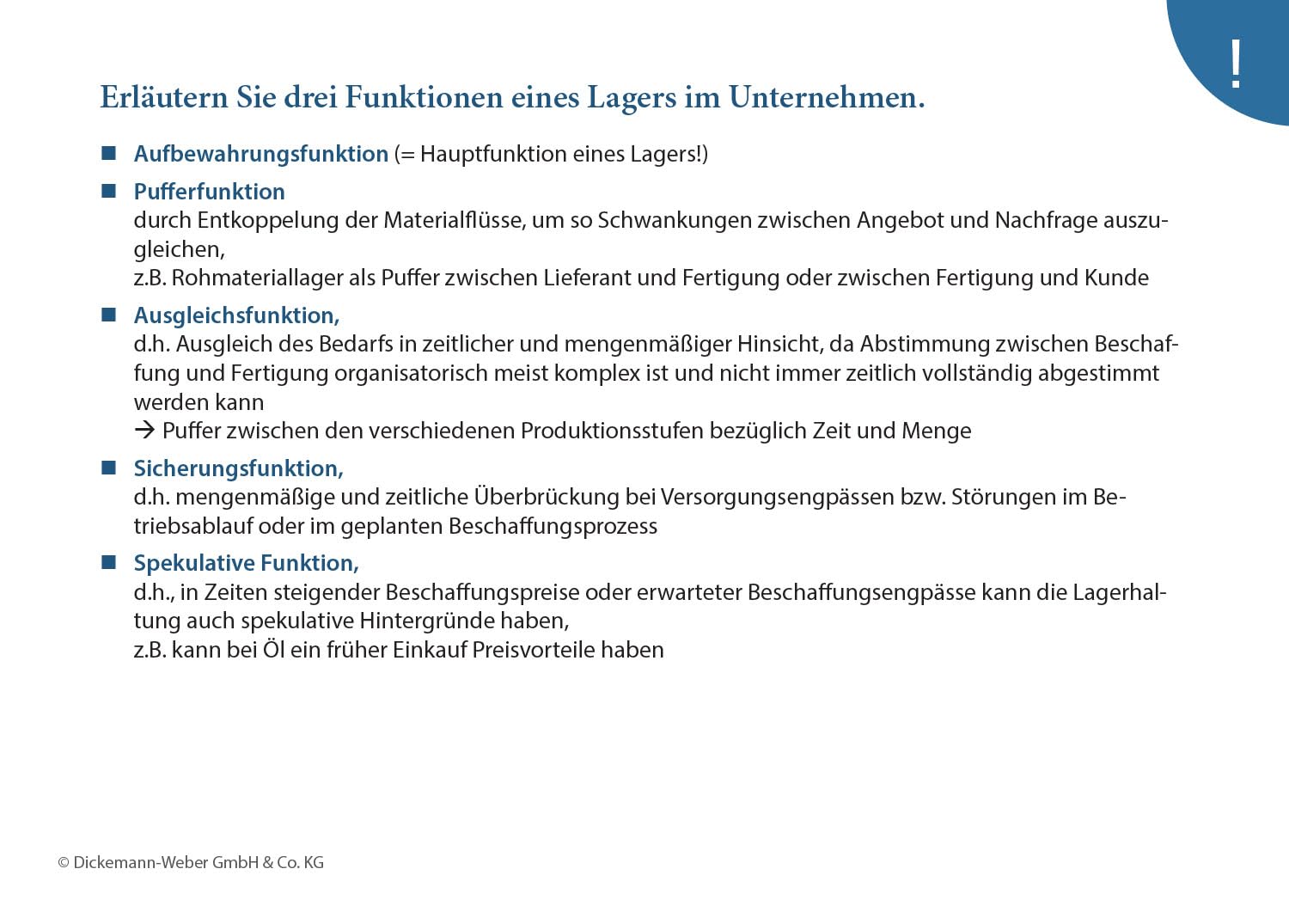 Industriemeister - Frage-Antwort-Karten-Paket