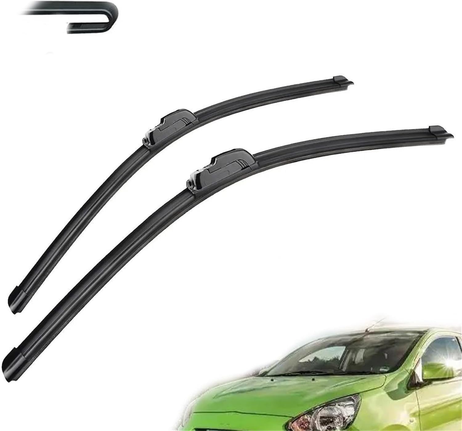 MadongJ Windshield Windscreen Wiper Blades for Mitsubishi Space Star 2013-2023, Replacement Blades All-Weather Performance Streak-Free Windshield Wipers