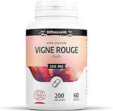 Organic Red Vine | 750 mg/day | Vitis vinifera | Ecocert Certified | 200 Capsules