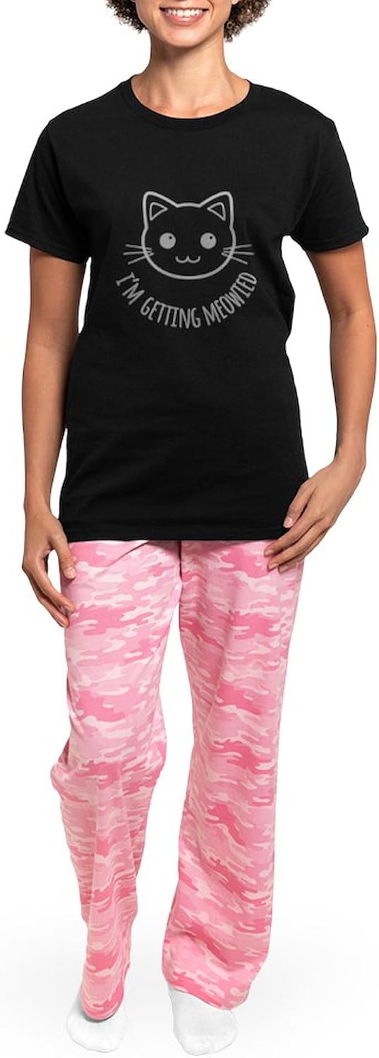 CafePress Im Getting Meowied Pajamas Womens Novelty PJ Sleepwear