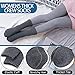 EBMORE Wool Socks for Women Hiking Thermal Warm Winter Thick Boot Cozy Crew Comfy Work Socks for Ladies Stocking Stuffers Gift 5 Pairs(Light Color E)