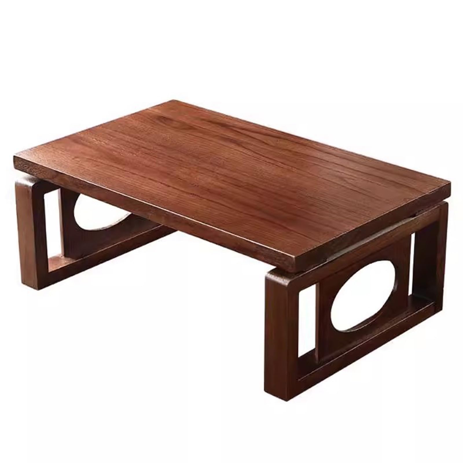 Solid Wood Coffee Table Balcony Table Zen Low Table Living Room Coffee Table Low Dining Table Portable Table (Size : 100x55x30cm)