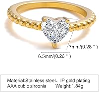 Vista 4 de Personalized Matching Promise Rings for Couples Stainless Steel Gold Wedding Ring Set for Him and Her Tungsten Custom Engraved Couple Rings with