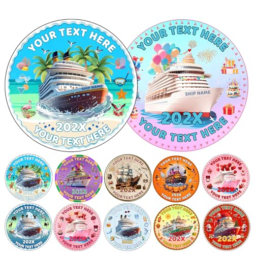 Imán decorativo redondo para puertas de crucero miniatura 1