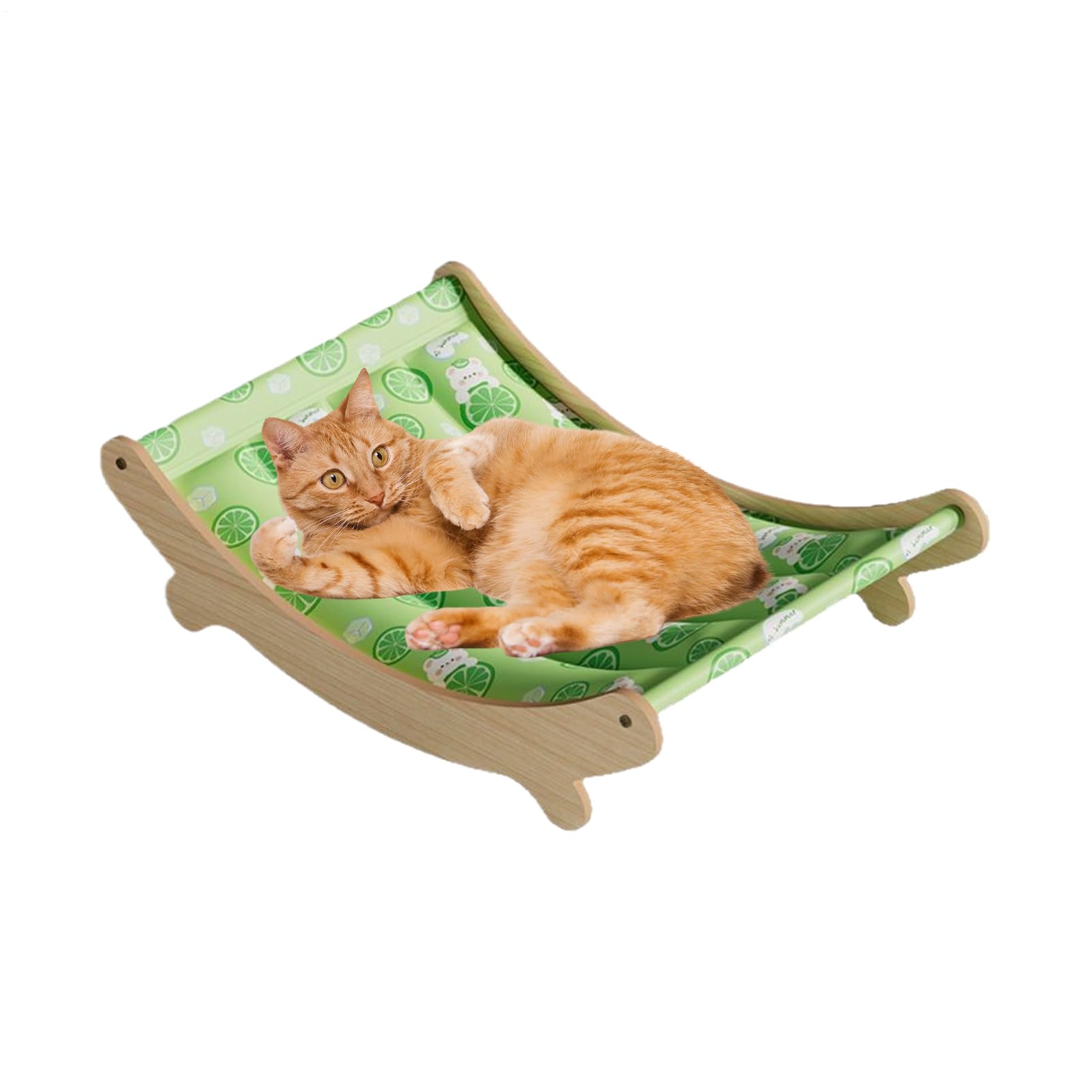 Feline Resting Chair - Raised Chill Pad Sofa, Airflow Mesh Reclining Nest, Portable Foldable Support, Comfortable Heat Relief Bed | Warm Weather Cradle for Feline Puppy