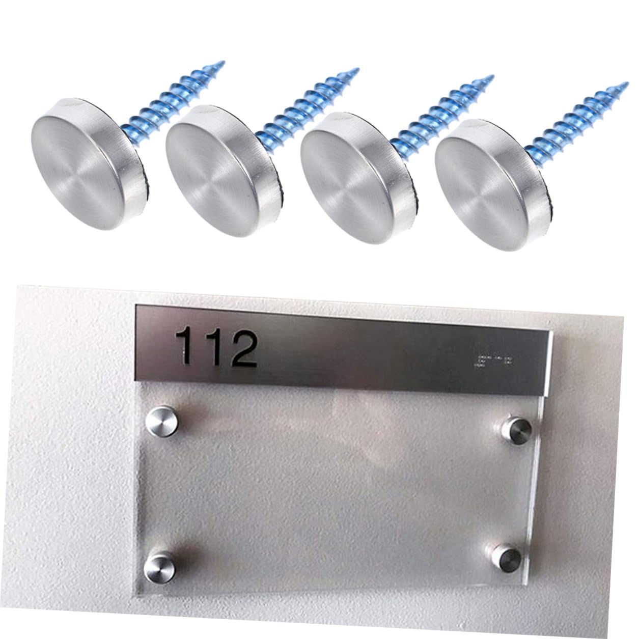 STOBAZA 5 Juegos Clavos Decorativos y Acero Inoxidable para Espejos Paneles