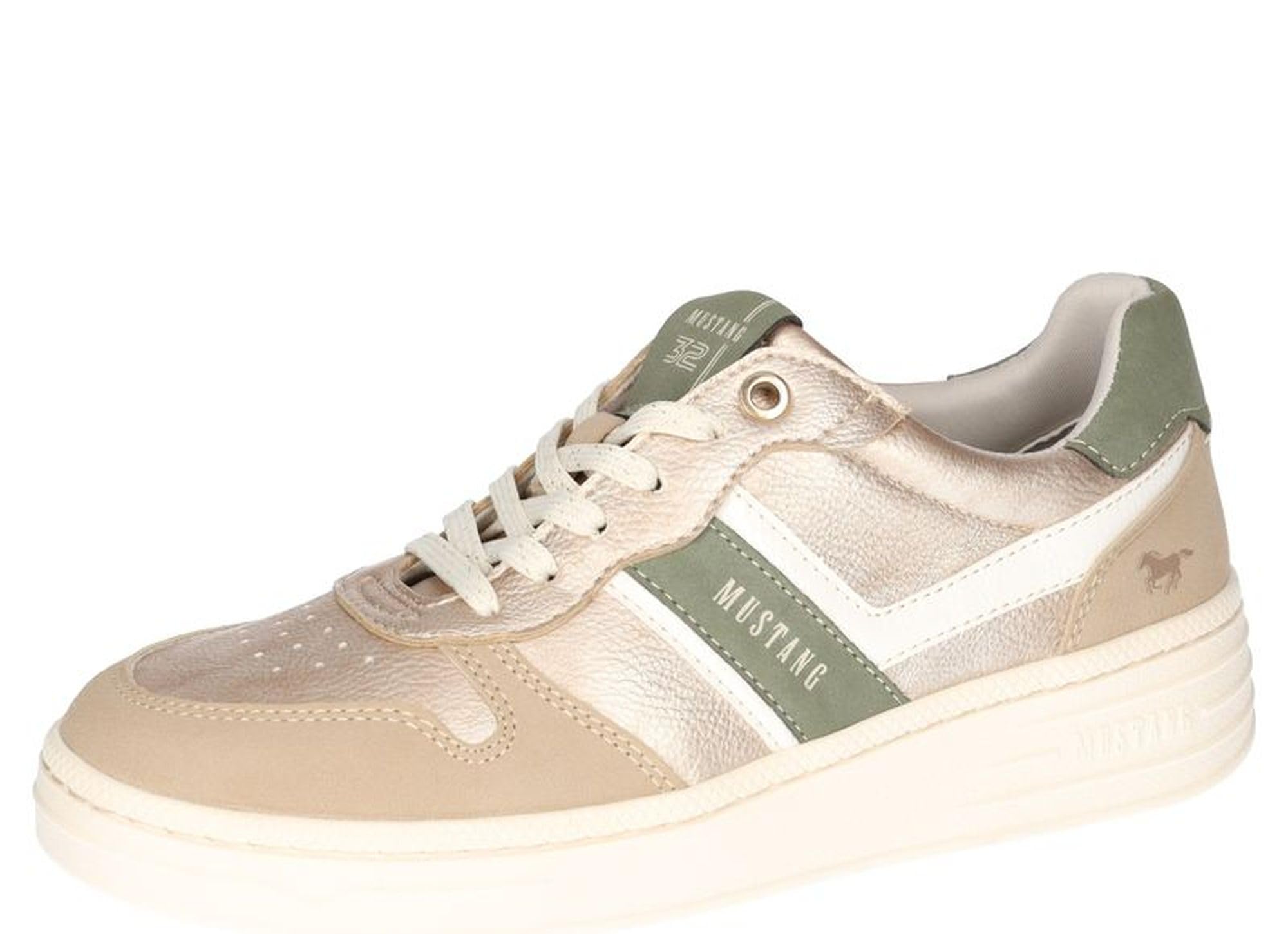 MUSTANG Women's 1510-301 Lace-Up Shoes, Gold, 39 EU
