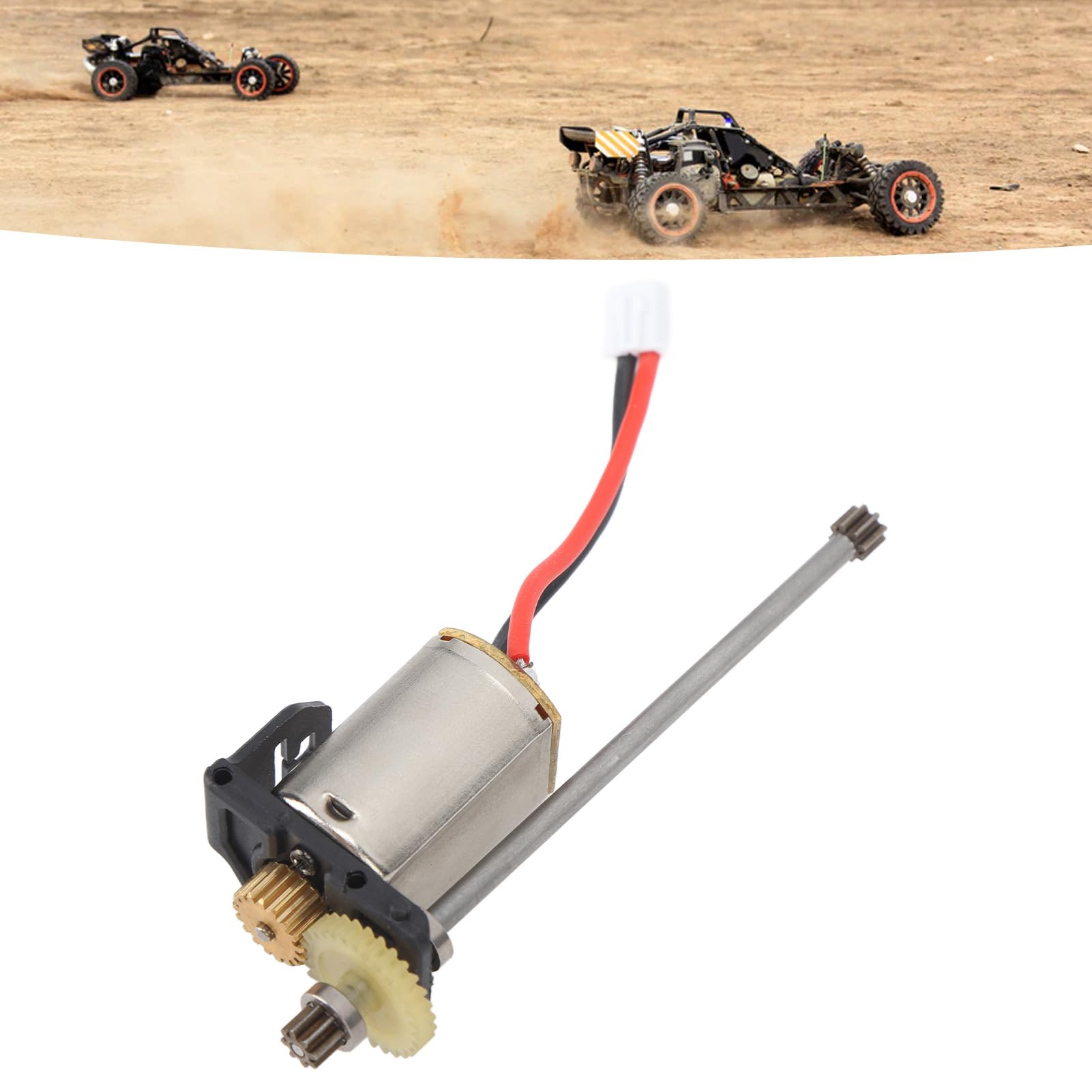 RiToEasysports Ensemble de Moteur de Voiture RC en Alliage D'aluminium pour Wltoys 284010 284131 K969 K989, Haute Performance, Puissant