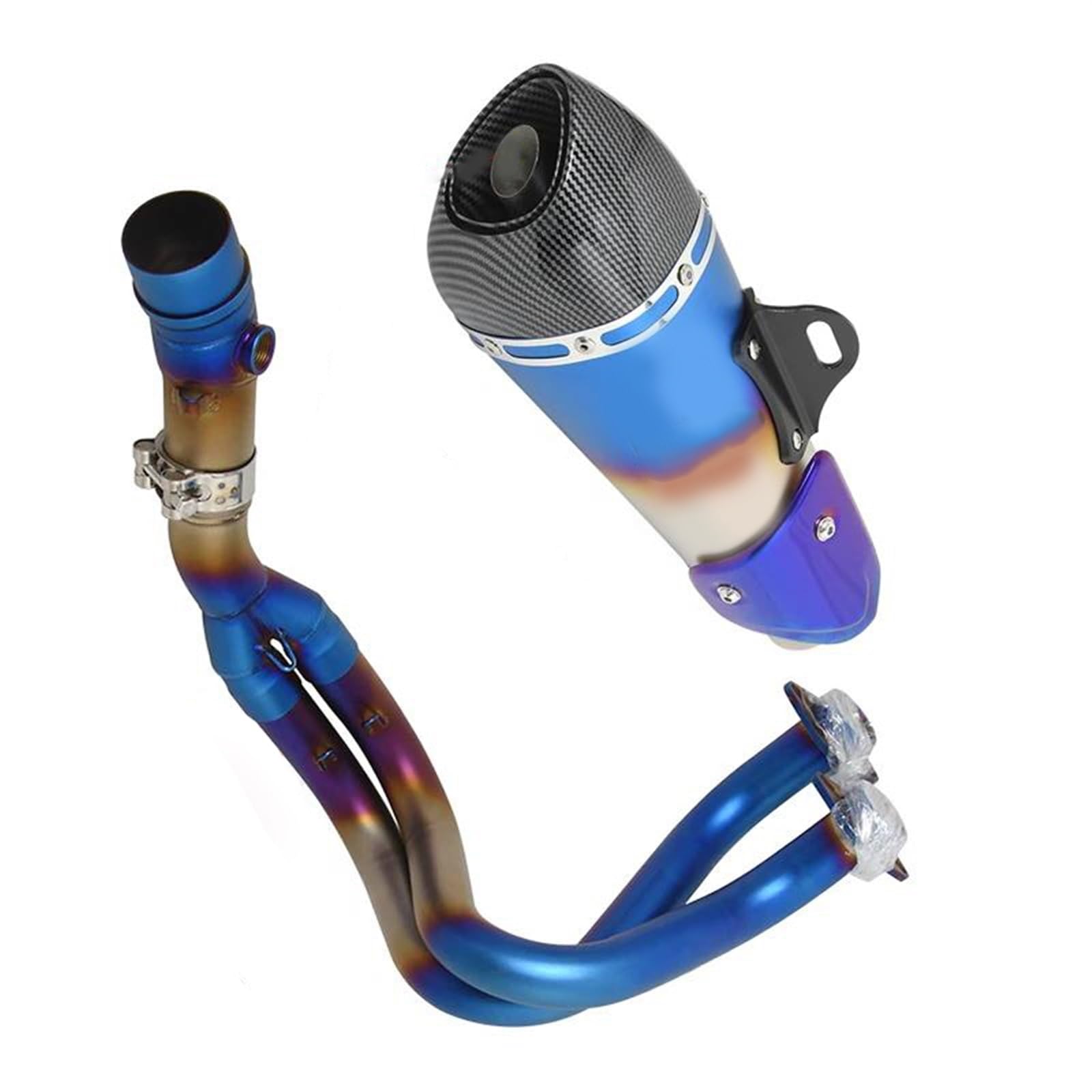 Sistema Completo Di Scarico Per Motocicletta Escape Silencer DB Killer Anteriore Centrale Per Kawasaki ER6N ER6F 2012 2013 2014 2015 2016