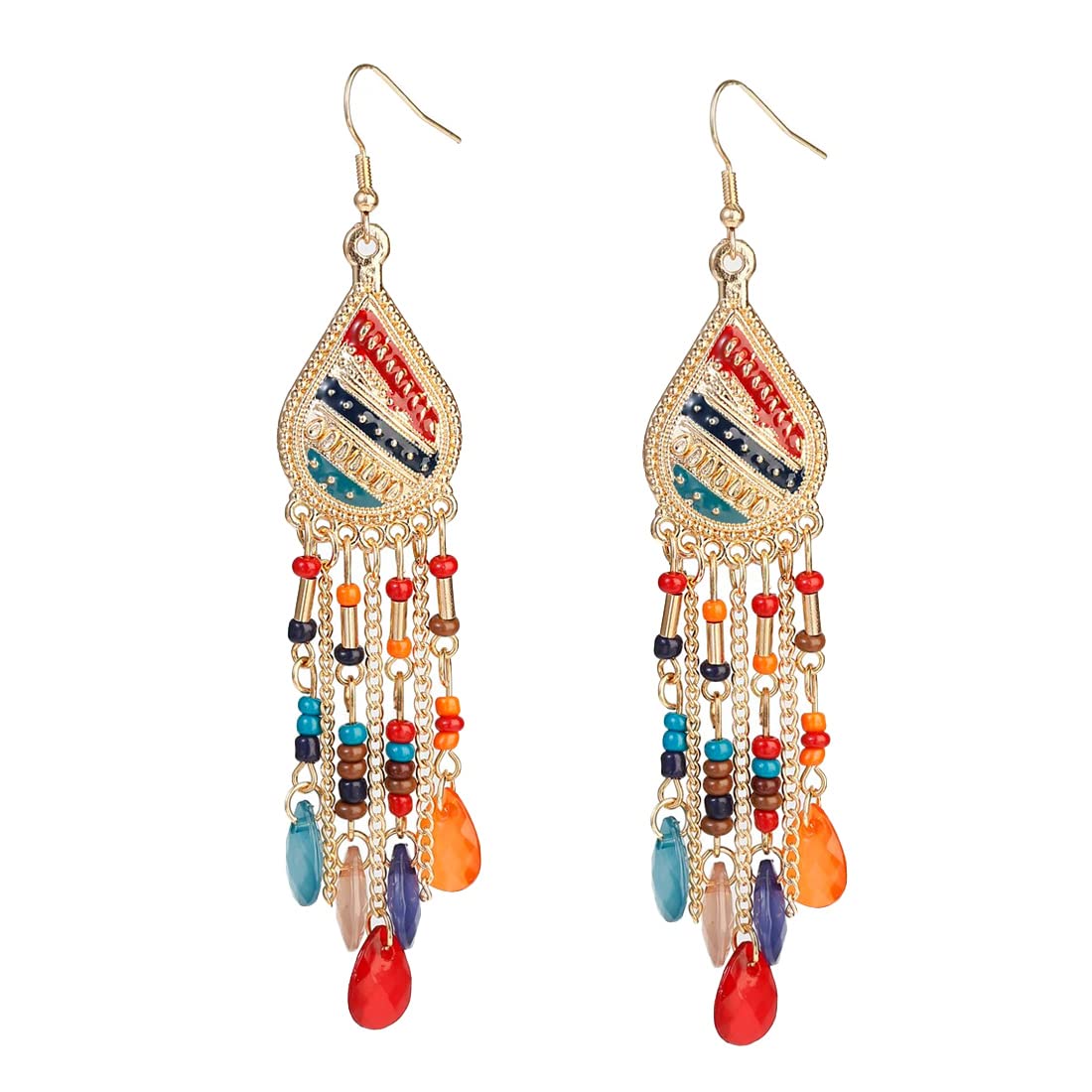 See full amazon price history chart for Yellow Chimes Earrings for Women and Girls Multicolor Dangler Earrings | Gold Plated Long Beaded Tassel Earrings Bohemia Dangler Earrings| Birthday Gift for girls and women Anniversary Gift for Wife Yellow Chimes Earrings for Women and Girls Multicolor Dangler Earrings | Gold Plated Long Beaded Tassel Earrings Bohemia Dangler Earrings| Birthday Gift for girls and women Anniversary Gift for Wife (B0BB7S4JBG) Amazon Price History, Amazon Price Tracker