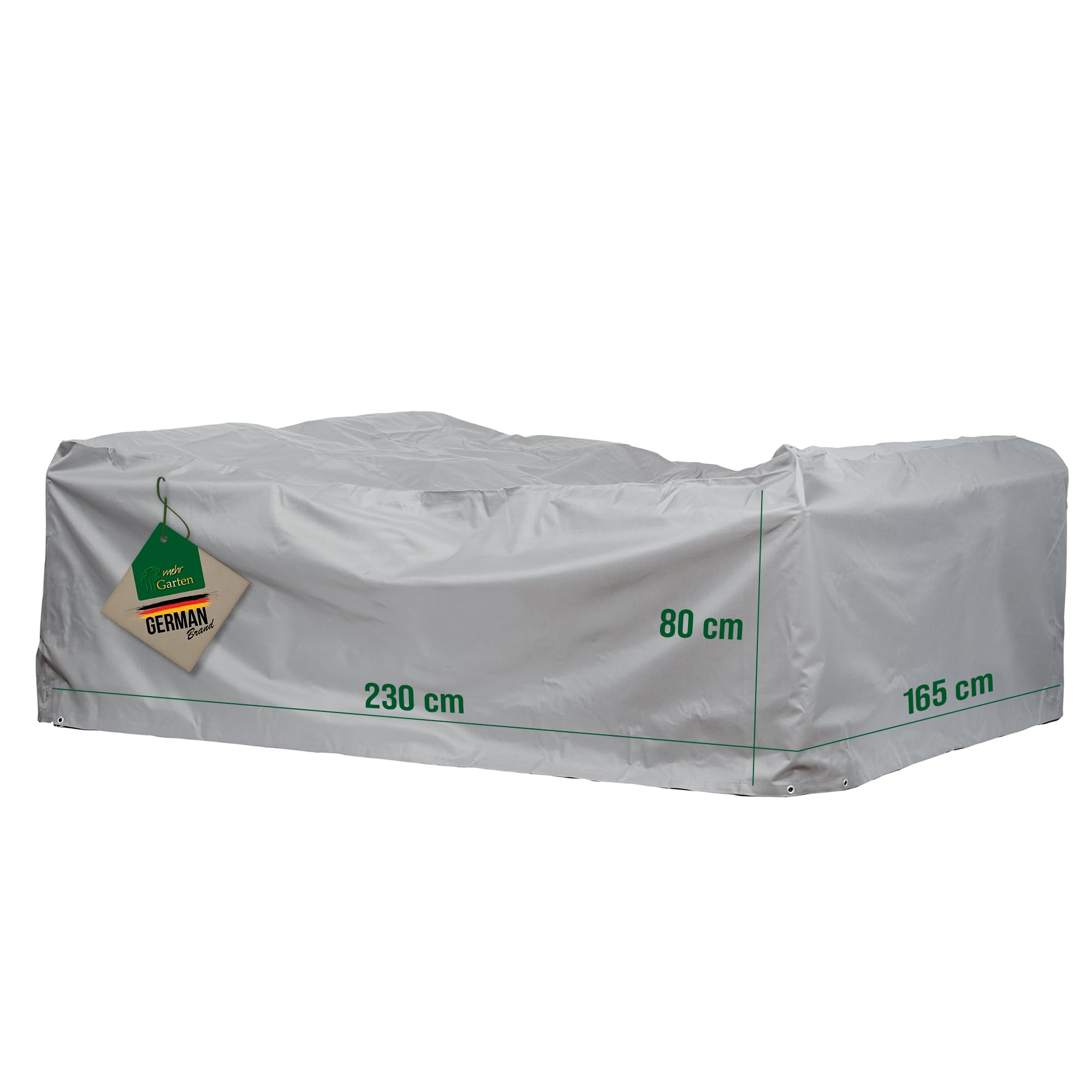 Premium Protect Abdeckung Lounge rechteckig 230x165x80 cm | wasserdicht, UV-beständig und atmungsaktiv – 2-lagiges Polyestergewebe, Schutzhülle für Gartenmöbel mit Kordelzug