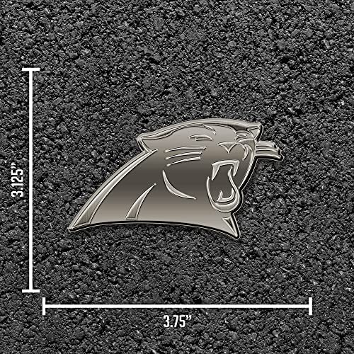 Image of Rico Industries NFL Football Standard Oval Antique Nickel Auto Emblem for Car /Truck /SUV