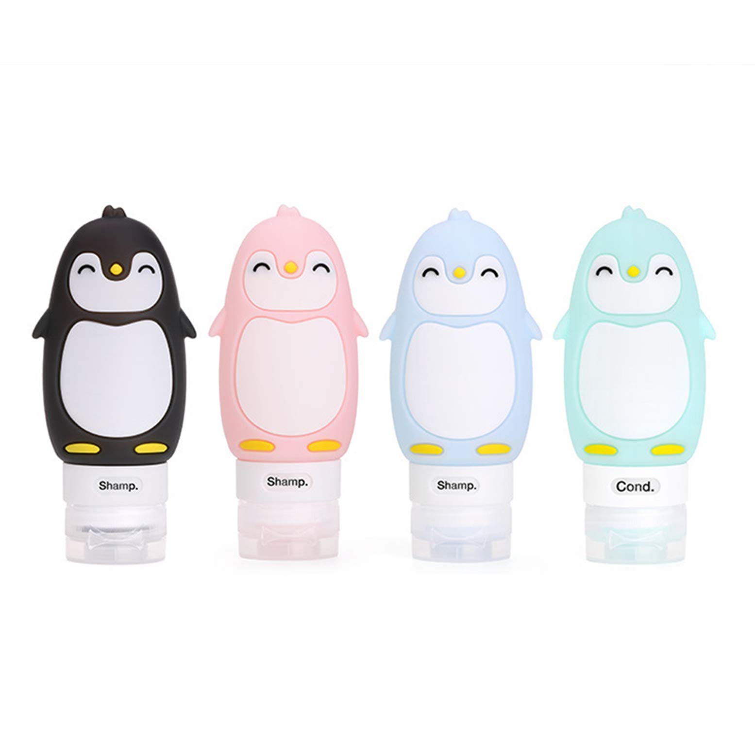 Set Da Viaggio Di 20 Bottiglie In Silicone TSA, Contenitori Portatili Per Shampoo E Lozioni, Con Custodia Trasparente E Accessori